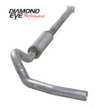 Diamond Eye KIT 4in Catback Single AL CHEVY/GMC 6.6L 2500/3500 01-05
