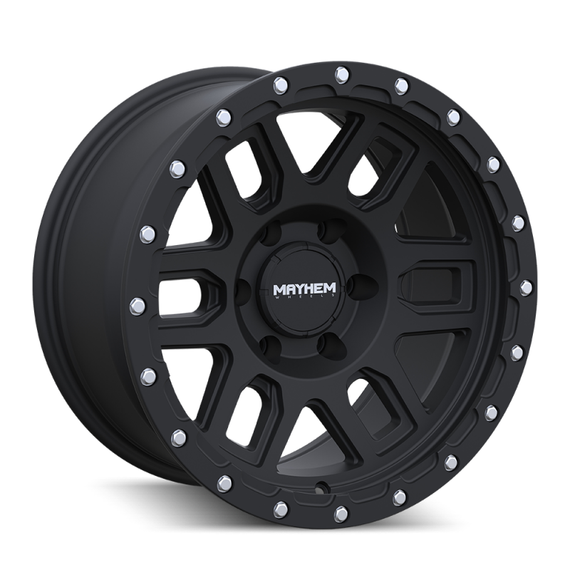 Mayhem 8304 Delta 20x9 / 8x165.1 BP / -12mm Offset / 125.2mm Hub Matte Black Wheel