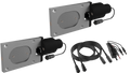 QTP Bolt-On QTEC Dual Low Profile Oval Electric Cutout Valves - Pair