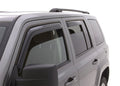 AVS 07-18 Jeep Patriot Ventvisor In-Channel Front & Rear Window Deflectors 4pc - Smoke