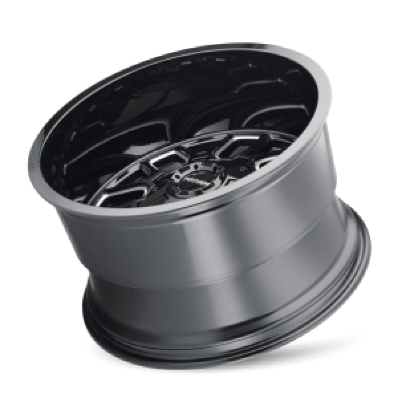 Mayhem 8107 Cogent 20x9 / 6x135 BP / 0mm Offset / 106mm Hub Black w/ Milled Spokes Wheel