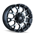 Mayhem 8015 Warrior 18x9 / 8x165.1 BP / -12mm Offset / mm Hub Gloss Black Machined Wheel
