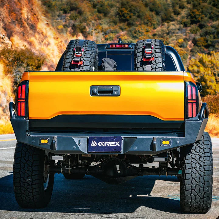AlphaRex 16-23 Toyota Tacoma/Tundra NOVA-Series Prismatic LED Tail Lights Black