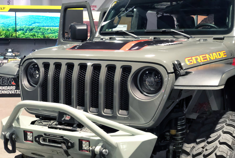 Oracle Oculus Bi-LED Projector Headlights for Jeep JL/Gladiator JT - Matte Blk - 5500K