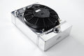 CSF Universal Drag Race / Tuck Radiator w/9in Spal Fan - 10.5in H x 10in L x 3.6in W
