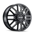 Mayhem 8107D Cogent Dually 20x8.25 / 8x210 BP / 115mm Offset / 154.2mm Hub Blk w/Milled Spokes Wheel