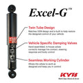 KYB 22-24 Mitsubishi Outlander / 23-24 Outlander PHEV / 2021+ Nissan Rogue Excel-G Shock - Rear
