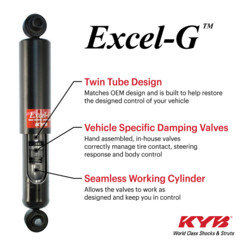 KYB 22-24 Mitsubishi Outlander / 23-24 Outlander PHEV / 2021+ Nissan Rogue Excel-G Shock - Rear