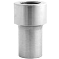 QA1 Tube Adapter - 1in OD - Smooth - Left Hand - 1/2-20 Thread .120 Wall - Alloy