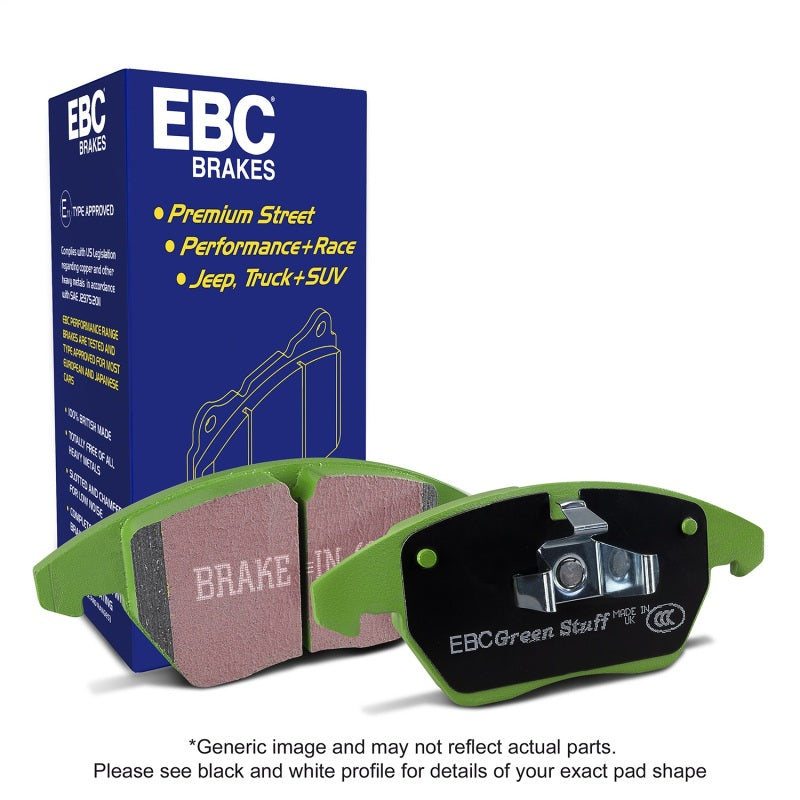 EBC 04-06 Dodge Durango 3.7 Greenstuff Front Brake Pads