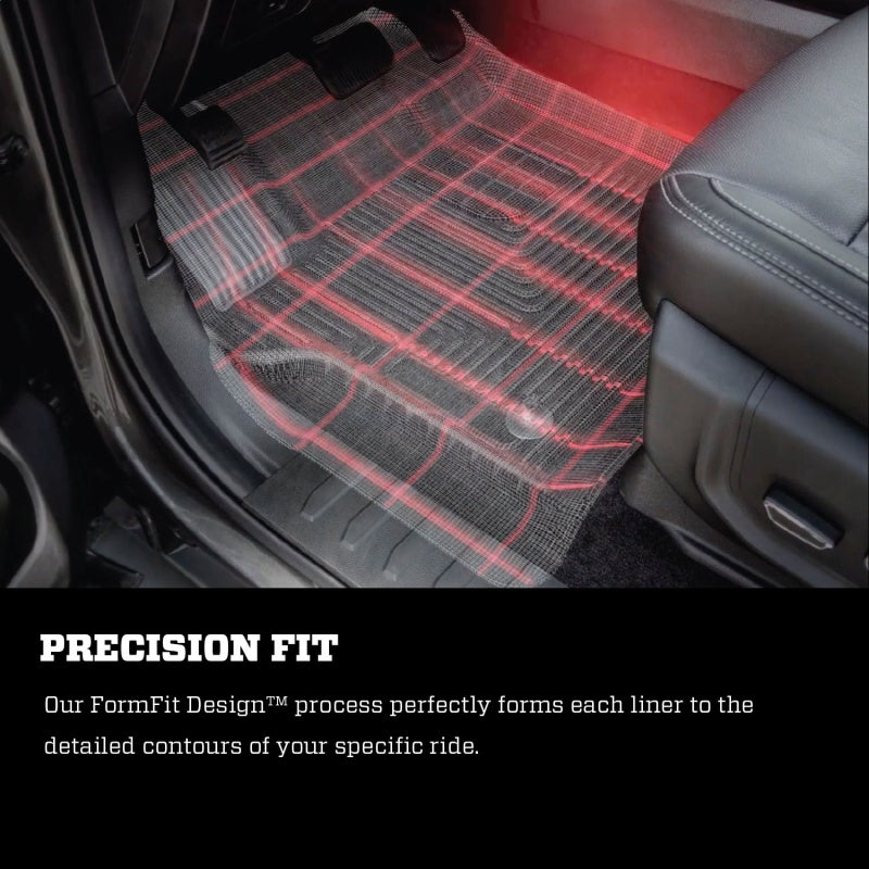 Husky Liners 21-23 Chevrolet Tahoe / GMC Yukon X-act Contour Series 3rd Seat Floor Liners - Black