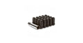 Method Lug Kit - Extended Thread Spline - M12X1.5 - 6 Lug Kit - Black - 24 Nuts