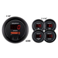 AutoMeter Gauge Kit 5 Pc. 3-3/8in. & 2-1/16in. Elec Speedo Digital Black Dial W/ Red Led