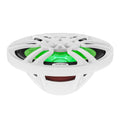 DS18 NXL Series Coaxial Marine Speaker w/ RGB Lights 6x9in 2-Way 125 Watts RMS 4 ohm White