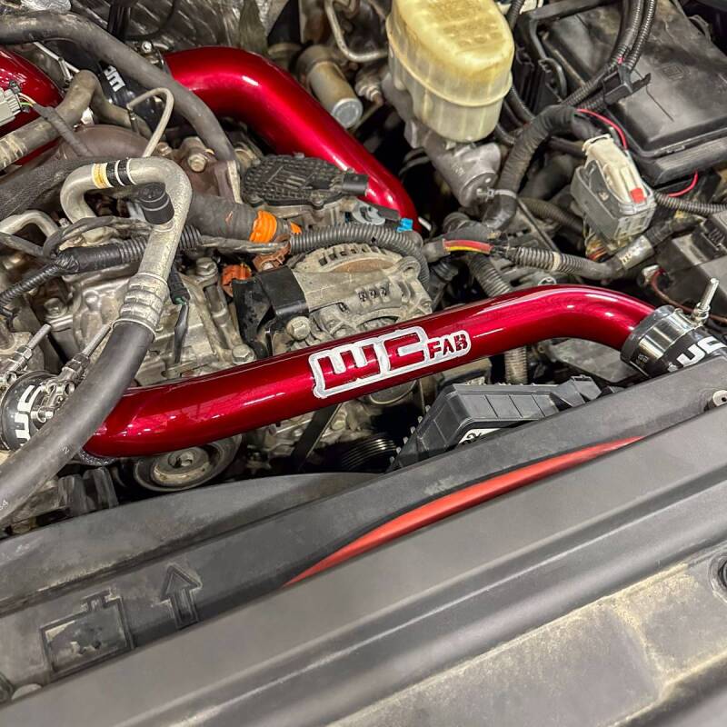 Wehrli 11-16 Chevrolet 6.6L LML Duramax Upper Coolant Pipe - Gloss White