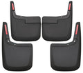 Husky Liners 2015-2017 Ford F-150 w/o Fender Flares Front and Rear Mud Guards - Black