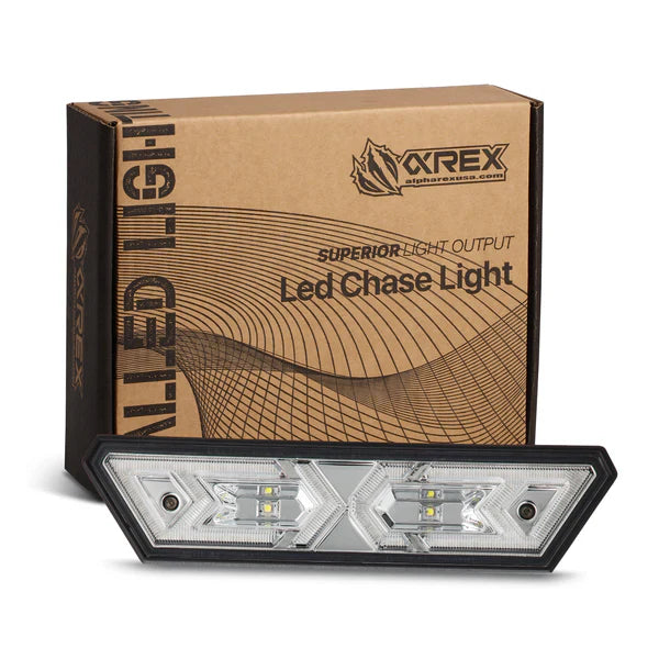 AlphaRex Arrow-X Universal Multi-Functional Off-Road L.E.D Chase Light - Black
