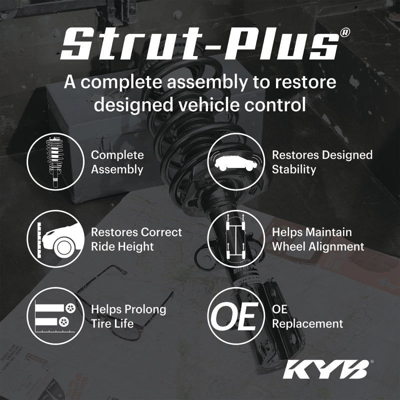 KYB Shocks & Struts Strut Plus Front Left 10-13 Toyota Highlander