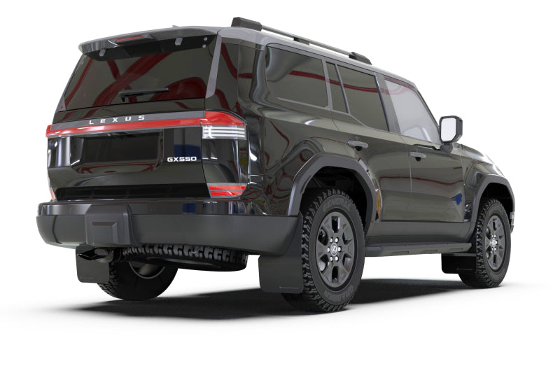 Rally Armor 24-25 Lexus GX 550 Luxury Black UR Mud Flap - Metallic Black Logo
