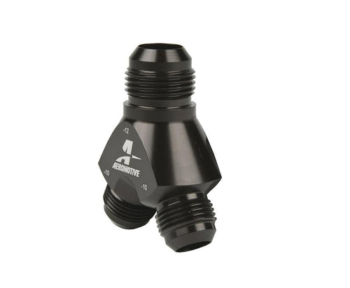 Aeromotive Y-Block - AN-12 - 2x AN-10