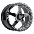 Weld S904 17x10 Ventura Beadlock 5x114.3 ET 49 BS 7.42 Gloss BLK MIL DIA 78.1