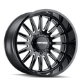 Mayhem 8114 Utopia 20x9 / 8x170 BP / 18mm Offset / 125.2mm Hub Black w/ Milled Spokes Wheel
