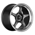 Konig Hyperspec 18x9.5A 5x114.3 ET35 Anthracite Metallic Wheel w/ Mirror Machined Lip (Knurled Bead)
