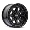 Mayhem 8306 Ridgeline 17x8.5 / 6x139.7 BP / -6mm Offset / 106.1mm Hub Satin Black Wheel
