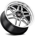 Weld Racing 17x10 Laguna 6 Drag 6x139.7 ET25 BS6.50 Gloss BLK MIL DIA 106.1