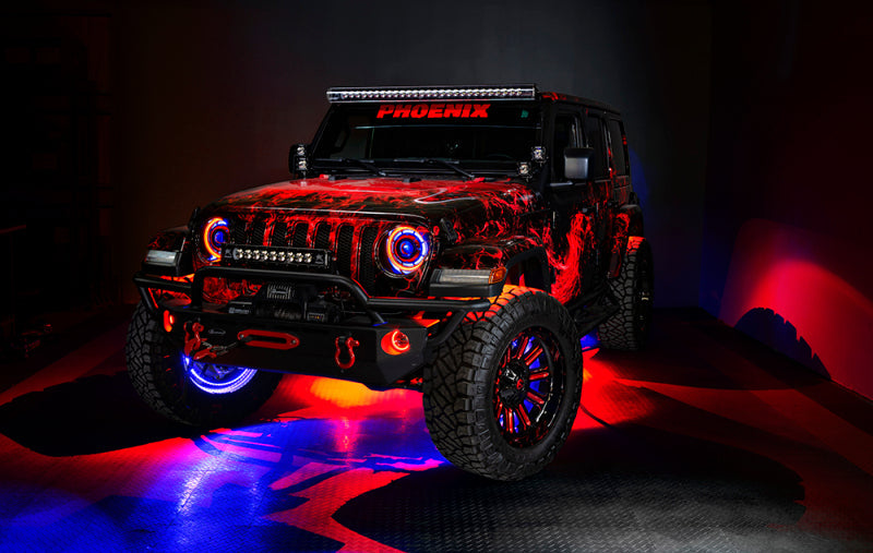Oracle Jeep Wrangler JK/JL/JT High Performance W LED Fog Lights - w/o Controller