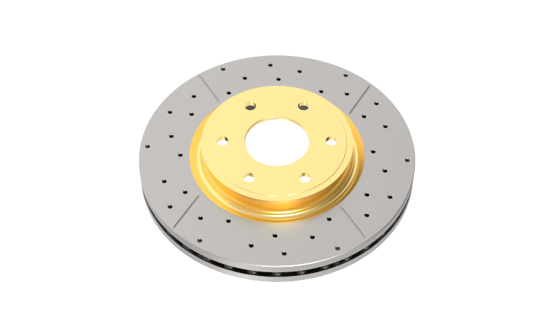 DBA 99-04 Ford F-250 Super Duty (w/Rear Rotor) 4WD Front Street Drilled & Slotted Rotor