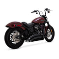 Vance & Hines HD Softail 18-22 St Bob Big Radius 2-2 Black PCX Full System Exhaust