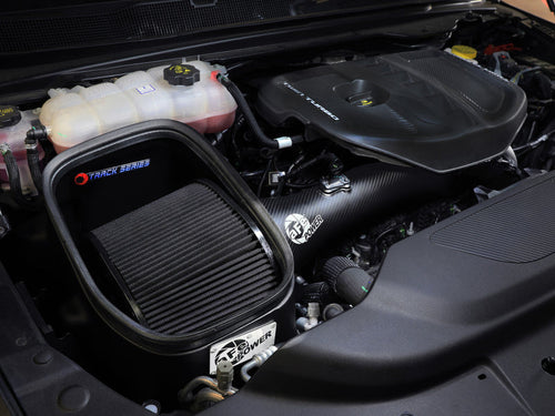aFe 2025+ Dodge Ram 1500 RHO Track Series Carbon Fiber Cold Air Intake System w/ Blk Pro 5R Filter