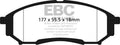 EBC 05-07 Ford F250 (inc Super Duty) 5.4 (2WD) Extra Duty Rear Brake Pads