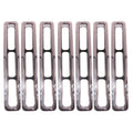 Rugged Ridge Grille Inserts Chrome 87-95 Jeep Wrangler YJ