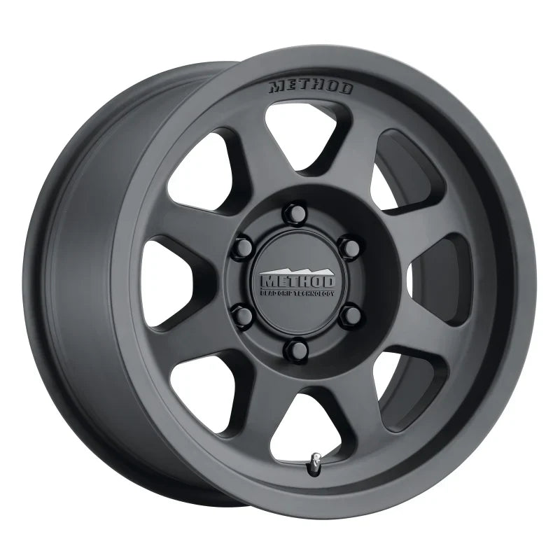 Method MR705 17x8.5 0mm Offset 5x5 71.5mm CB Matte Black Wheel