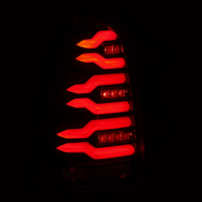 AlphaRex 03-09 Toyota 4Runner LUXX-Series LED Tail Lights- Black