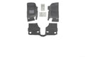 BedRug 07-10 Jeep JK 2Dr Front 3pc Floor Kit (Incl Heat Shields)