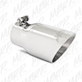 MBRP Universal Tip 4in O.D. Dual Wall Angled 3in inlet 8in length T304