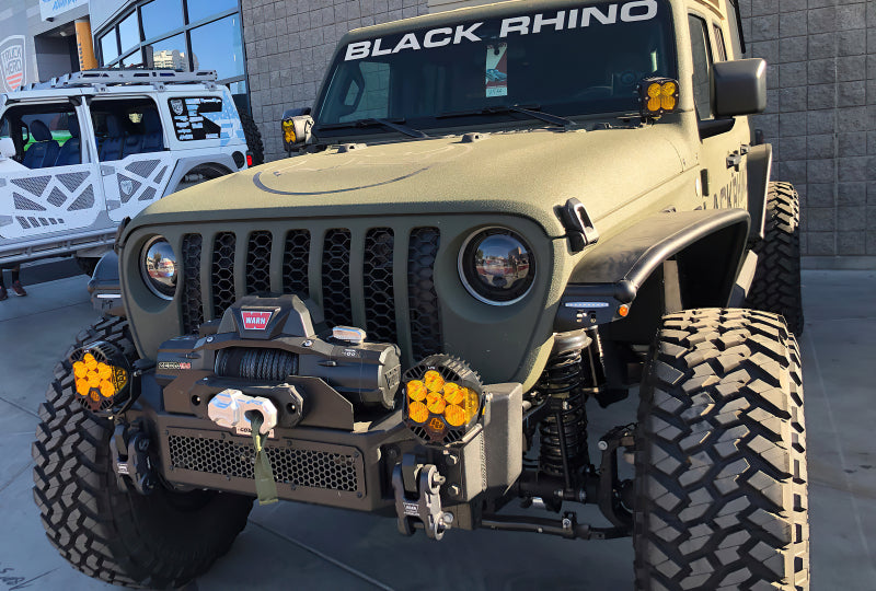 Oracle Oculus Bi-LED Projector Headlights for Jeep JL/Gladiator JT - Matte Blk - 5500K