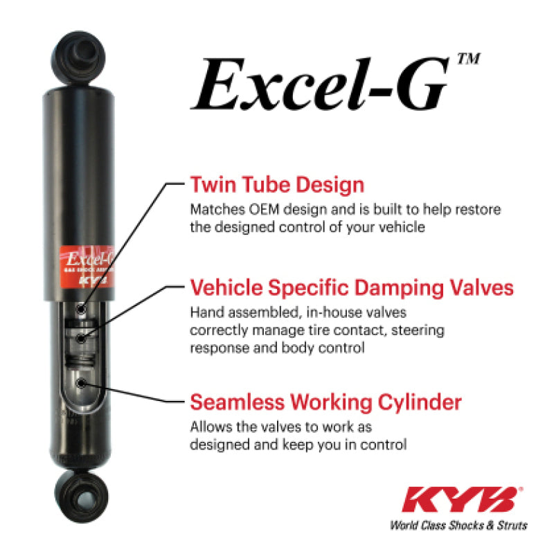 KYB 17-22 Ford F-350 Super Duty Chassis Cab Excel-G Gas Shock - Rear