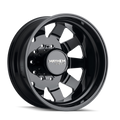 Mayhem 8181 Challenger Dually 22x8.25 / 10x225 BP / 169mm Offset / 170.1mm Hub Full Black Wheel