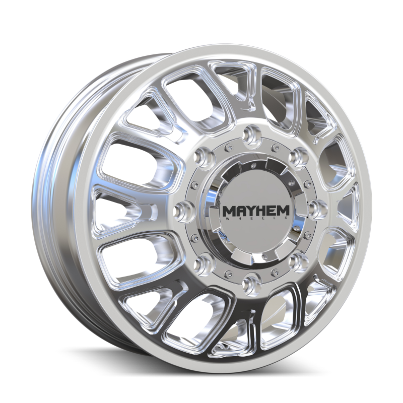 Mayhem Cogent Dually 8107D 17x6.5 8x210 BP -142mm Offset 154.2mm Bore Polished Wheel