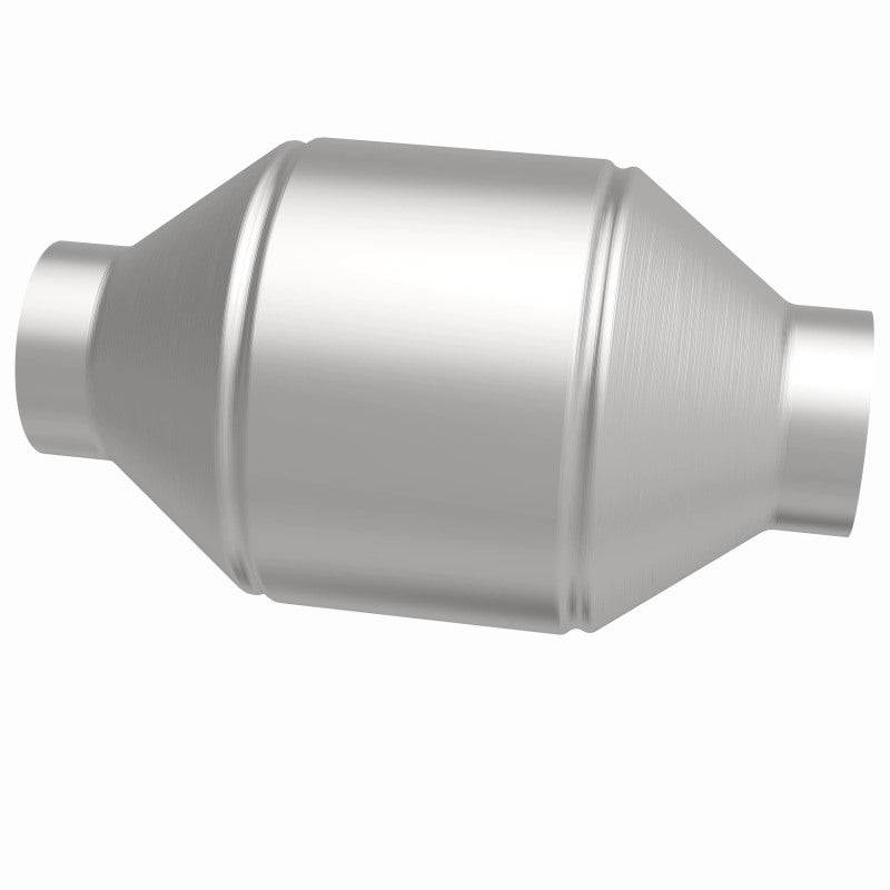 MagnaFlow Conv Univ 2.25in Inlet/Outlet Center/Center Round 3in Body L x 5in W x 8.75in Overall L