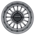 Method MR411 Bead Grip 15x7 / 5+2/38mm Offset / 4x156 / 132mm CB Gloss Titanium Wheel