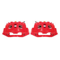 Power Stop 11-19 Chevrolet Silverado 2500 HD Rear Red Calipers w/Brackets - Pair