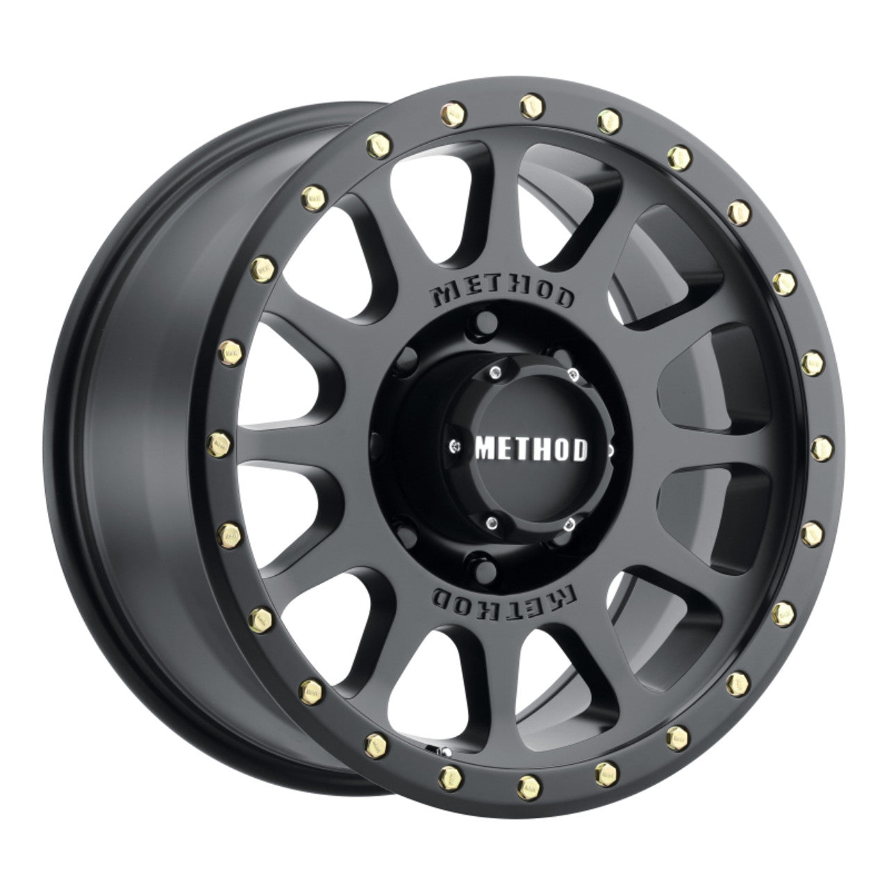 Method MR305 NV 17x8.5 0mm Offset 8x6.5 130.81mm CB Matte Black/Gloss Black Wheel