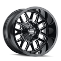 Mayhem 8107 Cogent 20x9 / 8x165.1 BP / 0mm Offset / 130.8mm Hub Gloss Black Milled Wheel