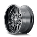 Mayhem 8115 Apollo 20x9 / 8x170 BP / 0mm Offset / 125.2mm Hub Black w/ Milled Spokes Wheel