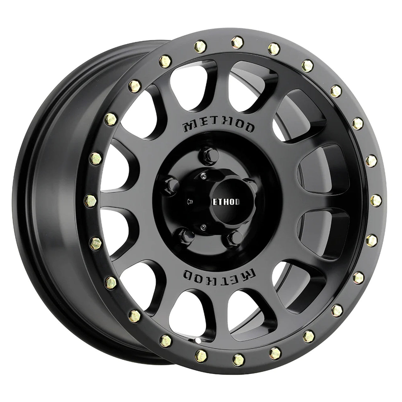 Method MR305 NV 17x8.5 0mm Offset 5x150 116.5mm CB Matte-Gloss Black Wheel